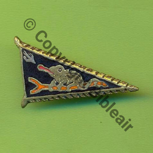 A0876 ESCADRON ENGINS 4.520 STETTEN  DrP+Bol Guilloche Branche Orange Langue Rouge 21Eur(x3)