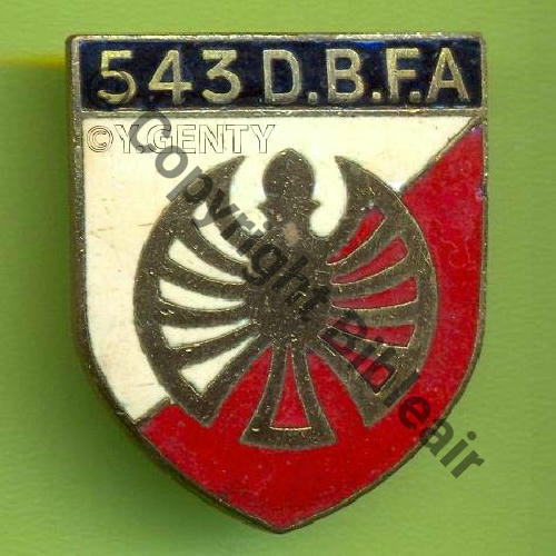 NH 543e DEMI.BRIGADE FUSILIERS AIR  DrP 2Anneaux Dos lisse irreg 29Eur(x6) 