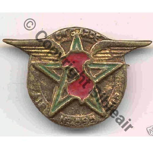 595B  2522.EMGFA Cie Gardes Air 595 bis  puis 31.191 TAN SON NHUT  SM Local moule et peint Eping soudee Dos lirreg Src.pariscollect 93Eur03.09