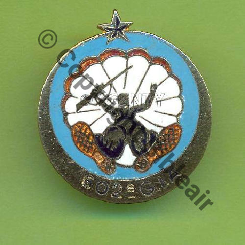 602  1311.DION  CIE PARA 602e Gpe INF AIR  AB.P+PastAB.P Rennes Dos lisse irreg RETIRAGE 19Eur(x5)