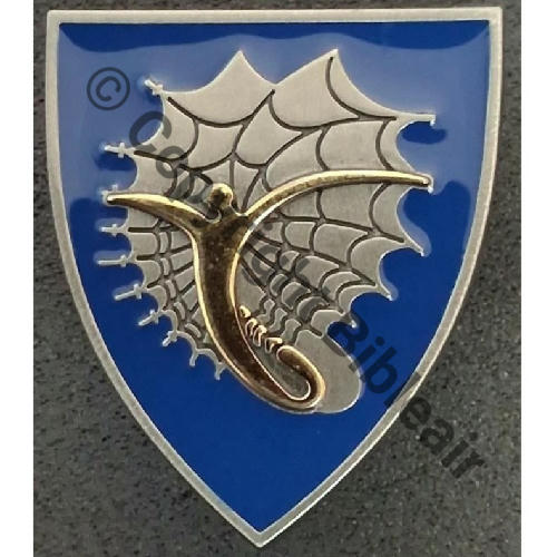 A1538 ESCADRE FORCES COMMANDO AIR 00.566  BOUSSEMART PROMODIS 2025 Griffes et butees Dos irreg scintillant Src.pelmas 152Eur(x2) 