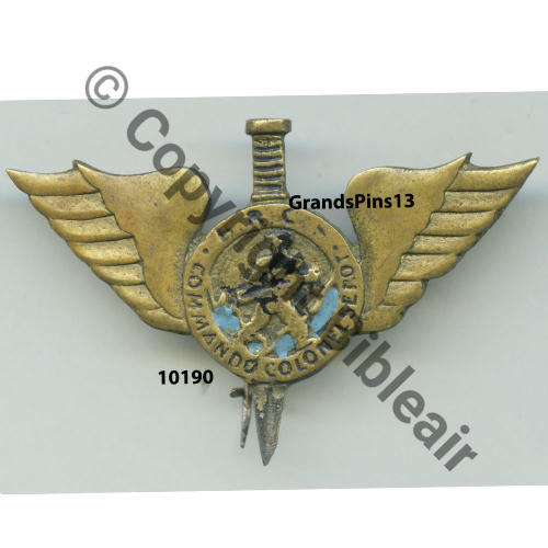 BRCS Commando colonel SEROT Fab artisanale Bol soudure etain propre Dos lisse Src.grandspins13 1300EurInv 
