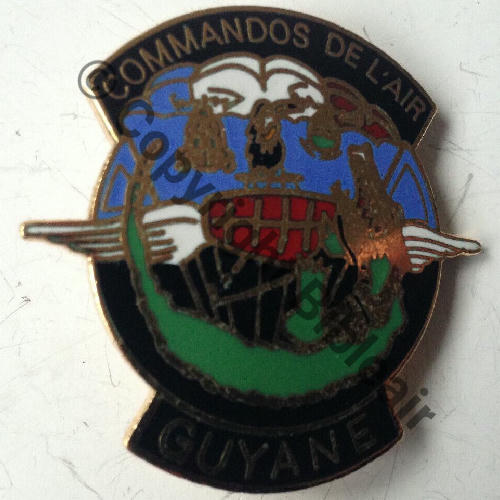 NH COMMANDOS AIR GUYANE  PARIS INSIGNES Tambour Dos quadrille fin Src.spet10 