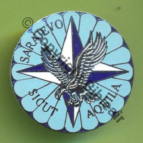 NH DET CFCA SARAJEVO  1Attach PINS Quadrille fin DEMONS & MERVEILLES Sc.Y.GENTY  16Eur(x4)