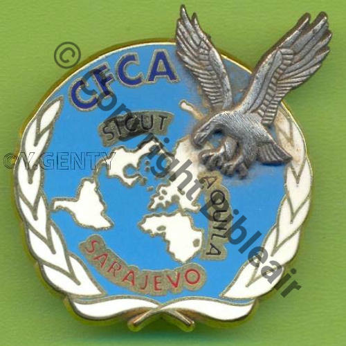 NH DET CFCA SARAJEVO  BESSIN & SALSON + Sigle Griffes et butees Granuleux lisse 6Eur10.06 