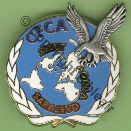 NH DET CFCA SARAJEVO  BESSIN & SALSON Ecrit epais Griffes et butees Dos ecailles lisse Src.Y.GENTY 9Eur(x3)