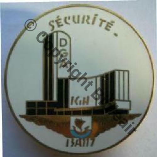 PARIS NH  SSIS DGA BA.117  AB.PARIS part et d.autre epingle Bol Dos lisse brillant Src.jmdors 22Eur03.11 