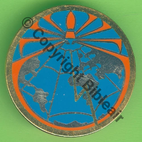 G2481 DAT MAYOTTE  Bleu fonce-Orange  DRAGO Bol prison Dos lisse scintillant Src.Y.GENTY 8Eur04.22  