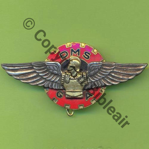 A0623  DEPOT MATERIEL SPECIALISE GENIE AIR CHARTRES  AREMAIL Bol fenetre quadrille vrac Ailes argent lisse Sc.Y.GENTY 22Eur10.09