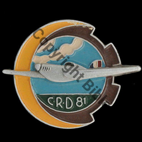 NH Cie Rav Dep 81  A.AUGIS LYON ST.BARTH 2Li 2Griffes Dos lisse No224 Alu peint jaune marron Src.graphyx66 70EurInv 