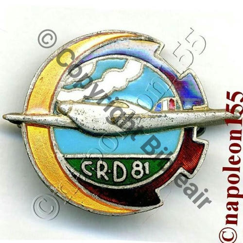 NH Cie Rav Dep 81  AUGIS ST BARTH Bol allonge Dos lisse  EMAIL JAUNE MARRON CRD81 Matrice Src.STELLA 58Eur12.06 