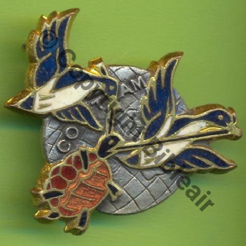 2512.EMGFA  EM COTAM  VILLACOUBLAY  DrP+Bol Guilloche Bleu fonce EmailGF 6Eur12.08 