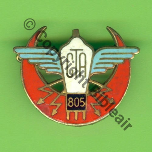 2971.EMGFA CTA 805 BLIDA  Chiffres fins A.AUGIS ST.BARTH LYON 3Li Bol fenetre allonge coupe Dos grenu Src.Y.GENTY 42Eur(x2) 