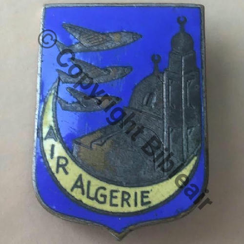 6246.EMGFA EM.AIR.ALGERIE BLEU NUIT  A.AUGIS ST.BARTH LYON 3Lig Bol fenetre allonge Dos grenu Src.skyman124 450EurInv 
