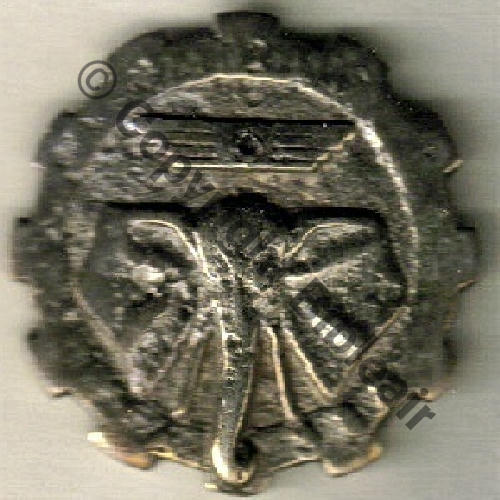 8003.AIR.CH CTA.382  SM Fab Loc sans attache SURMOULAGE.. Dos lisse irreg  Sc.badgesareus 30EurInv