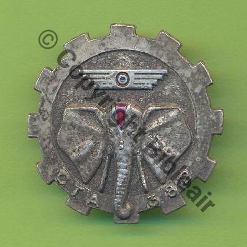 8003.AIR.CH CTA.382 INDO  A.AUGIS ST.BARTH LYON 3Li Bol fenetre allonge Dos granuleux Sc.Y.GENTY 45Eur(x2)