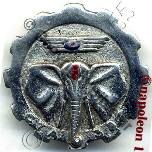 8003.AIR.CH CTA.382 INDO  Fab locale Epingle incrustee Dos irreg meule Sc.STELLA 78Eur05.07
