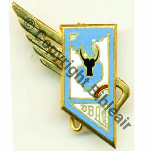 8327.EMGFA DET DE BASE AERIENNE 193 TOURANE  DrPN+Bol Guilloche vrac BLEU CLAIR Src.villefranche69 47Eur01.22 
