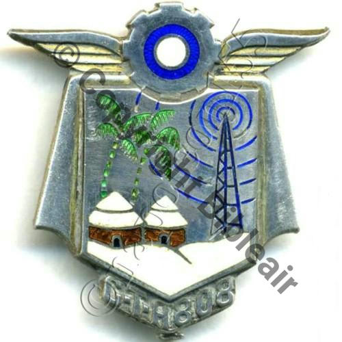 8566.EMGFA CTA.808 DAKKAR  DrPNOM Dep Epingle ds tuyau Guilloche vrac No15 ARGENT Sc.STELLA 75EurInv 