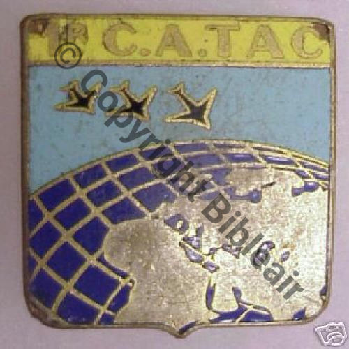 A0517 1er CATAC METZ  DrP Ecrit epais Past Guilloche Email Globe argente.. SNH 