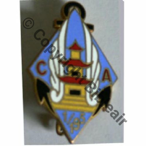 A0519 CA.1.195 BA.195 HAIPHONG CAT.BI  DrPNRom+DPast Guilloche vrac etame SNH Sc.codmarens 25EurInv 