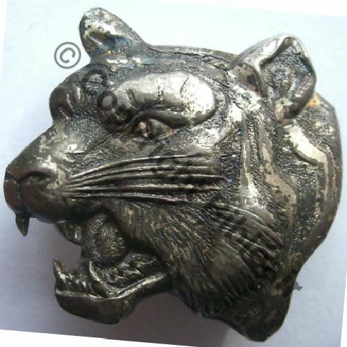 A0528  1953 A0528NH SPA.162 1.12 TIGRE  DRAGO Tambour Dos lisse irreg  NoP40  ARGENT 2Poincons Sc.jmdors 404Eur03.11 