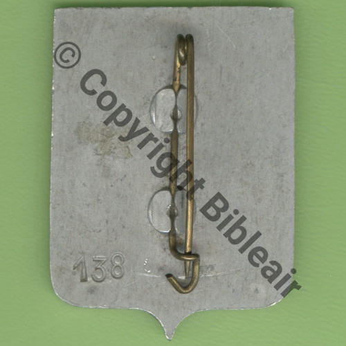 A0531 1939.42 A0531NH GC.II.1 MORVAN Alu peint  SM 2Griffes Dos lisse No138 30x40mm Src.Y.GENTY 550Eur09.24 