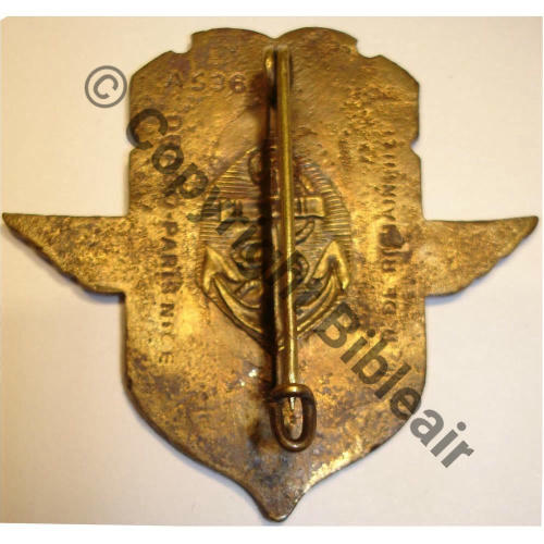 A0536 BA.198 DO.SON   DrPNRom Eping soudee Ancre marine au dos Dos lisse Src.P.GOUT  