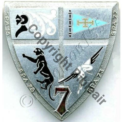 A0548 07e.EC 51.61 BIZERTE A0548  AUGIS ST.BARTH Broche Dos lisse  Pattes non peintes 7Marron No498 SNH Sc.STELLA 58Eur Inv 