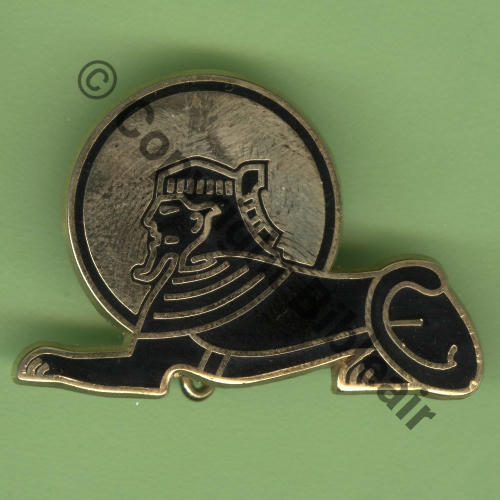 A0552  2011 A552 1eDRILLE SPA.161 SPHYNX STANEVAL.4.11 JURA TOURS  AB Griffes et butees Dos scintillant 40mm Src.Y.GENTY 63Eur(x4) 