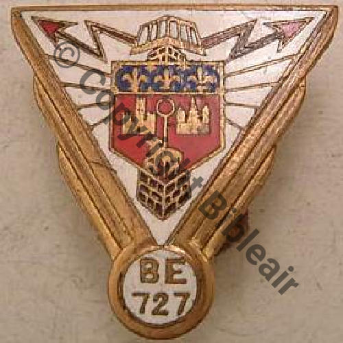 A0557 TOULOUSE PERIGNON-BALMA A0557 BE.727  DrP+DBol Guilloche irreg  Sc.lavionamoteur 23Eur05.08