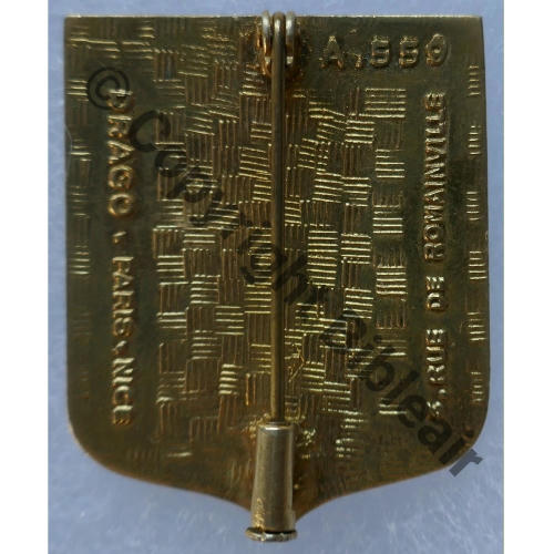 A0559 CIAA.500 MOURMELON  DrPNRom Eping tuyau Guilloche AREGNT Gros eclats Src.Th.LECLERE 33Eur11.25 