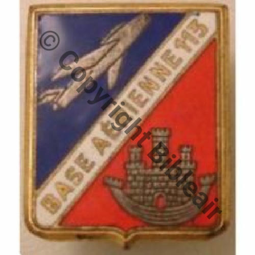 A0563 BA.113 ST.DIZIER avec cockpit  DrP+Bol Dos argente Guilloche EmailGF 5EurInv 