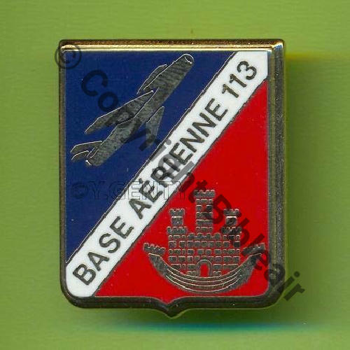 A0563 BA.113 ST.DIZIER avec cockpit  SEGALEN 1995 Griffes et butees Dos lisse Src.Y.GENTY 