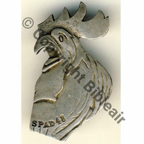 A0577  1932-37 A0577NH SPA.48 2eDrille GC.1.1 SPAD 48 En creux  SM Bol fenetre Dos lisse irreg Src.Ph.BARTLETT 300Eur(x2) 