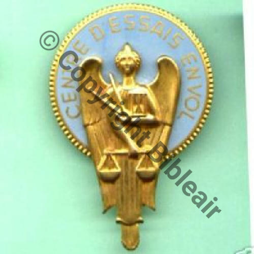 A0584 CEV BRETIGNY ISTRES CAZAUX Gd Modele  Editions A.V Bol fenetre Dos lisse concave 60x41mm Sc.BLANCHET  60Eur12.07