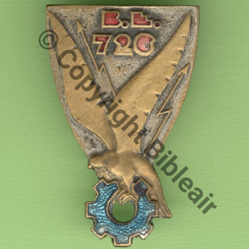 A0591 BE.726 NIMES  SM Bol oval fenetre tronque Dos lisse EMAIL ARGENT SNH SANS EPINGLE Src.Y.GENTY 15Eur01.18 