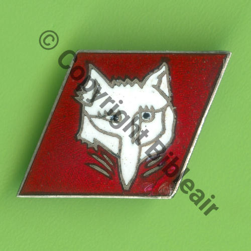 A0592  1970 A0592 SPA.84 RENARD 1eDRILLE 1.10  DrP+Bol Guilloche SNH Yeux Noirs.Blancs Email transluc Src.Y.GENTY 60Eur05.24 
