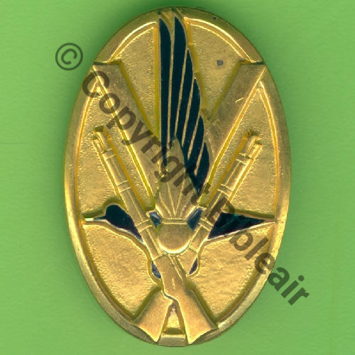 A0686 5e DEMI BRIGADE FUSILIERS AIR LA.CHIFFA  AB.P 2Anneaux Dos lisse Embouti SNH Src.Y.GENTY 178Eur(x4) 