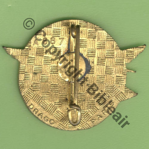 A0687 DRILLE INSTRUCTION TROUPES AEROPORTEES 341 PAU  DrP+Bol Guilloche Src.Y.GENTY 65Eur(x5) 