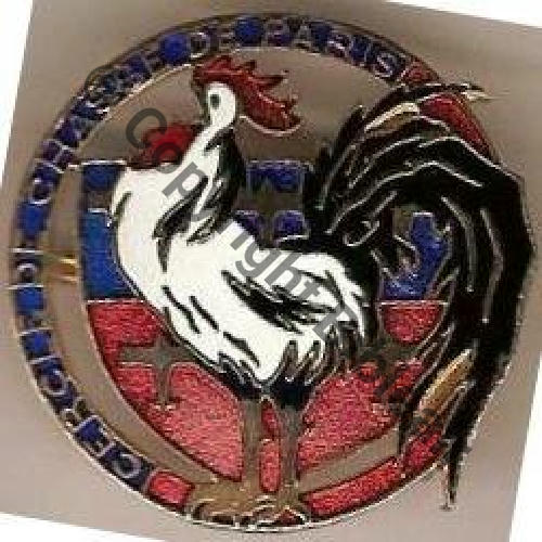 A0709 1951.54 EC.1.10 CERCLE DE CHASSE DE PARIS VILLA  AB.P Bol poinconne Dos lisse SNH... 154Eur04.06 