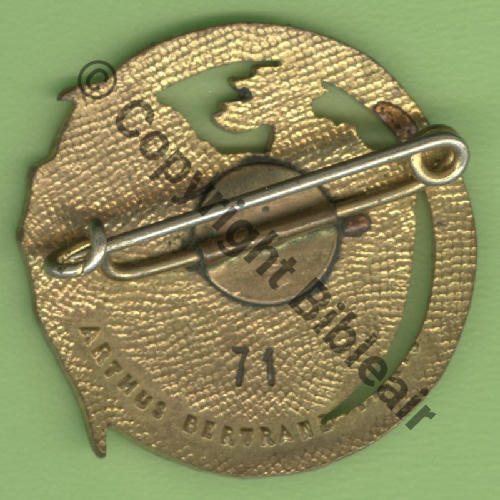 A0709 1954.58 NH EC.2.10 SEINE CREIL  AB.P Bol poincone Quadrille fin No71 MATRICE CERCLE CHASSE CERCLAGE CORRIGE BLEU Src.Y.GENTY 35Eur11.11 