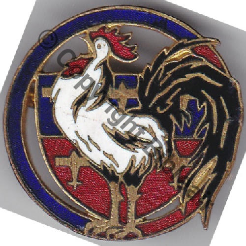 A0709 1960.75 EC.2.10 SEINE CREIL  AB.P Bol poinconne Dos Chevrons EMAIL ROUGE TRANSLUCIDE GRENU Src.snake57 49Eur06.11 