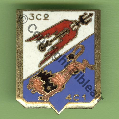 A0840 1970+ EC.1.8 SAINTONGE CAZAUX  FIA LYON Bol fenetre allonge Dos lisse SNH Lion brun Src.Y.GENTY 7Eur(x2) 
