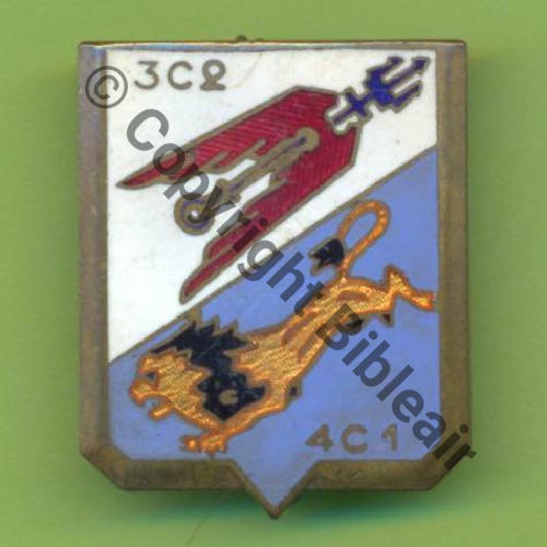 A0840NH 1951.54 GM.1.8 GC.1.22 SAINTONGE INDO  A.AUGIS ST.BARTH LYON 3Li Grave Bol allonge Dos lisse cuivre 15Eur02.11  