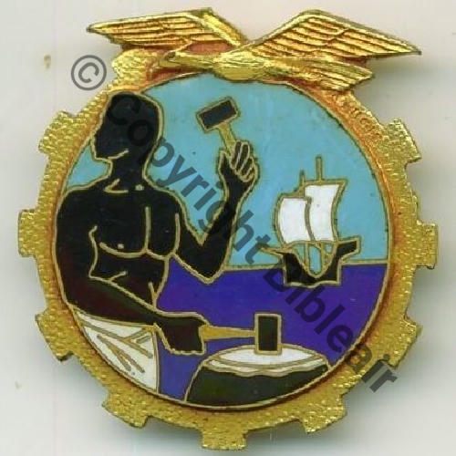 A0874 ATELIER MAGASIN OUTRE MER 1.671 POINTE NOIRE  A.AUGIS RECTO SM au dos Bol fenetre allonge Dos granuleux etame Src.chewi 153Eur08.15