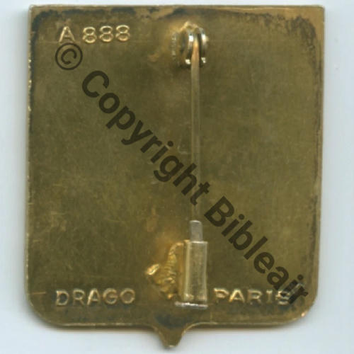 A0888 BA.132 COLMAR  DrP ARGENT Eping ds tube Dos lisse Src.olivier450 29Eur03.09 