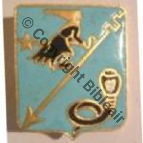 A0908 B Groupe Electr Tactique 30.351 METZ DrP+Bol petit Guilloche Tete Noire Email  