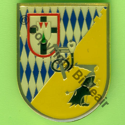 A0908 Jaune NH ESCADRON GE MIXTE  EE.Allemand EES.7.54 FURTHINWALD  SM (W.SCHWEMMLEIN) Dos scintillant 2 pattes  30eANNIV DISSOL Src.Y.GENTY 18Eur(x25) 