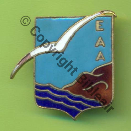 A0936NH EAA ECOLE APPUI AERIEN  AB.P+Bol poinconne Dos lisse dore SNH Src.Y.GENTY 18Eur(x2) 